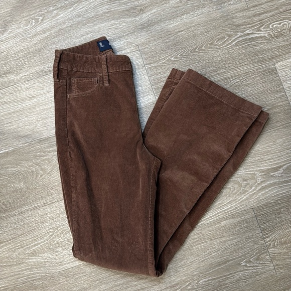 Hollister brown corduroy flare jeans size 3s - Picture 1 of 4